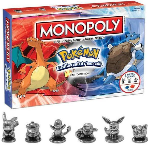 Monopoly pokemon board game WAR