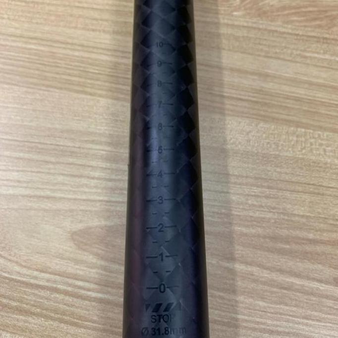 Seatpost Carbon 31.8 Aceoffix Hitam Doff 3Sixty Bromi Tiang Sadel Carbon 31.8 Aceoffix Sepeda Lipat 
