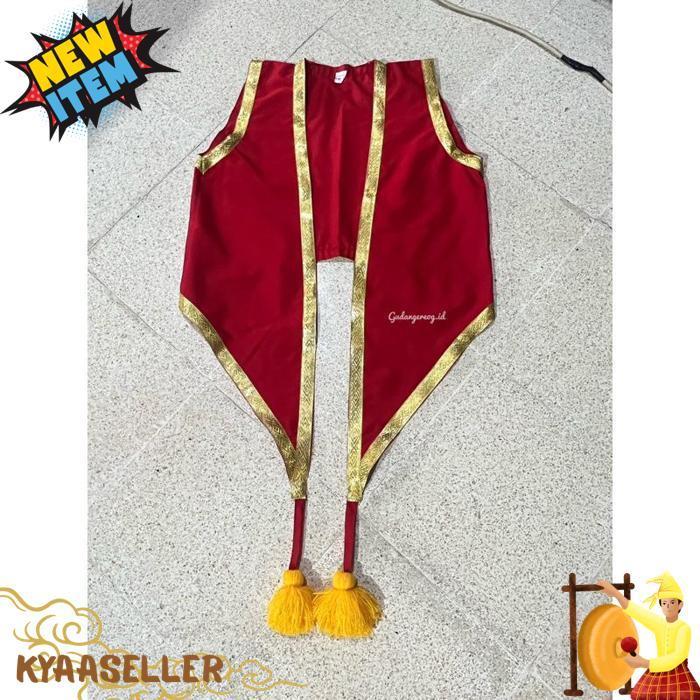 [Drs] Rompi Ganong Renda Emas Rompi Bujang Ganong Dewasa Rompi Ganongan Rompi Ganong Murah Kostum Ga