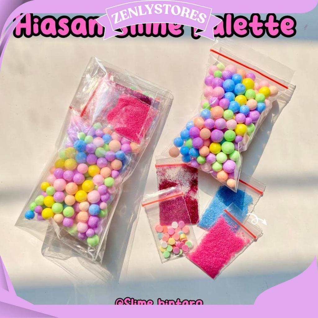 Hiasan Tambahan Slime Palette By Slime Bintaro || Hiasan Slime Palette || Hiasan Slime Lucu Dan Bagu