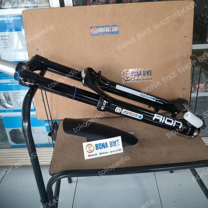 Fork Suntour Aion 35 Evo Boost Rc Pcs 27.5 T160 Black - Travel 160Mm Kualitas Terbaik Harga Termurah