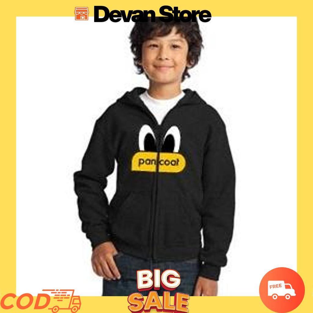 Best Seller - Jaket Hoodie Pancoat Anak Laki Laki Perempuan Full Bordir / Jaket Zipper Pancoat Hoodi