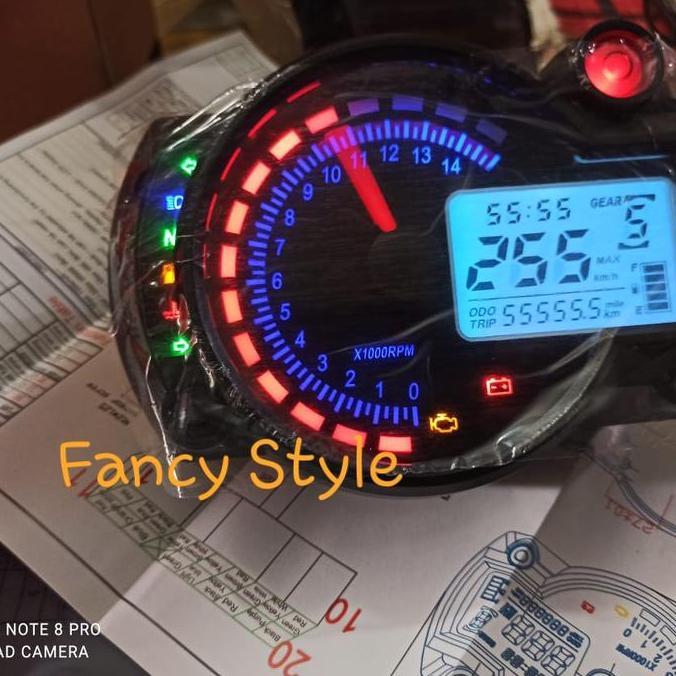 SPEEDOMETER SPEDOMETER SPIDOMETER MODEL KOSO RX2N DIGITAL UNIVERSAL ORIGINAL DAN TERPERCAYA