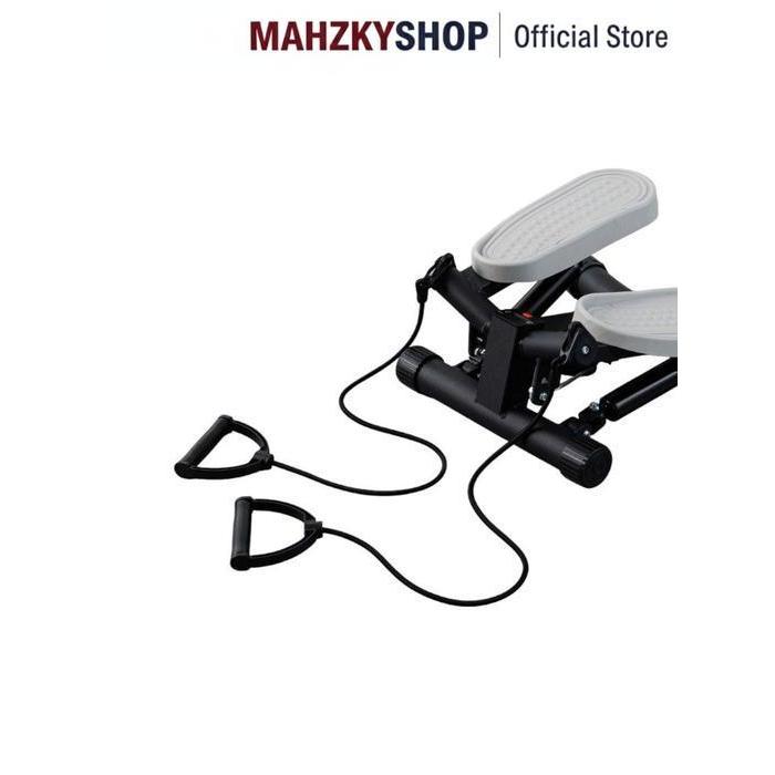 Kinetic Mini Stepper Dengan Resistance Band - Hitam
