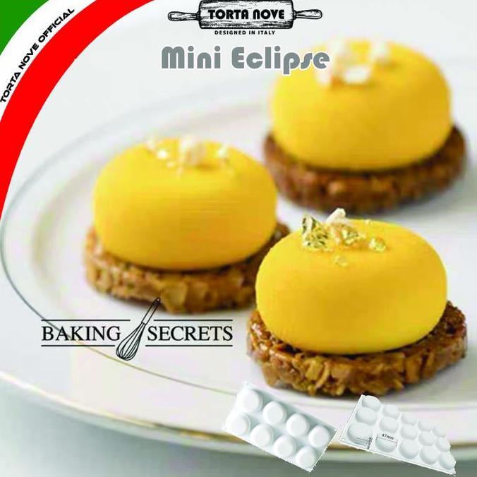 Cetakan kue silikon MINI ECLIPSE 7cm 4.7cm) Cetakan Cheese cake Neopolitan mirror cake glaze TORTA N