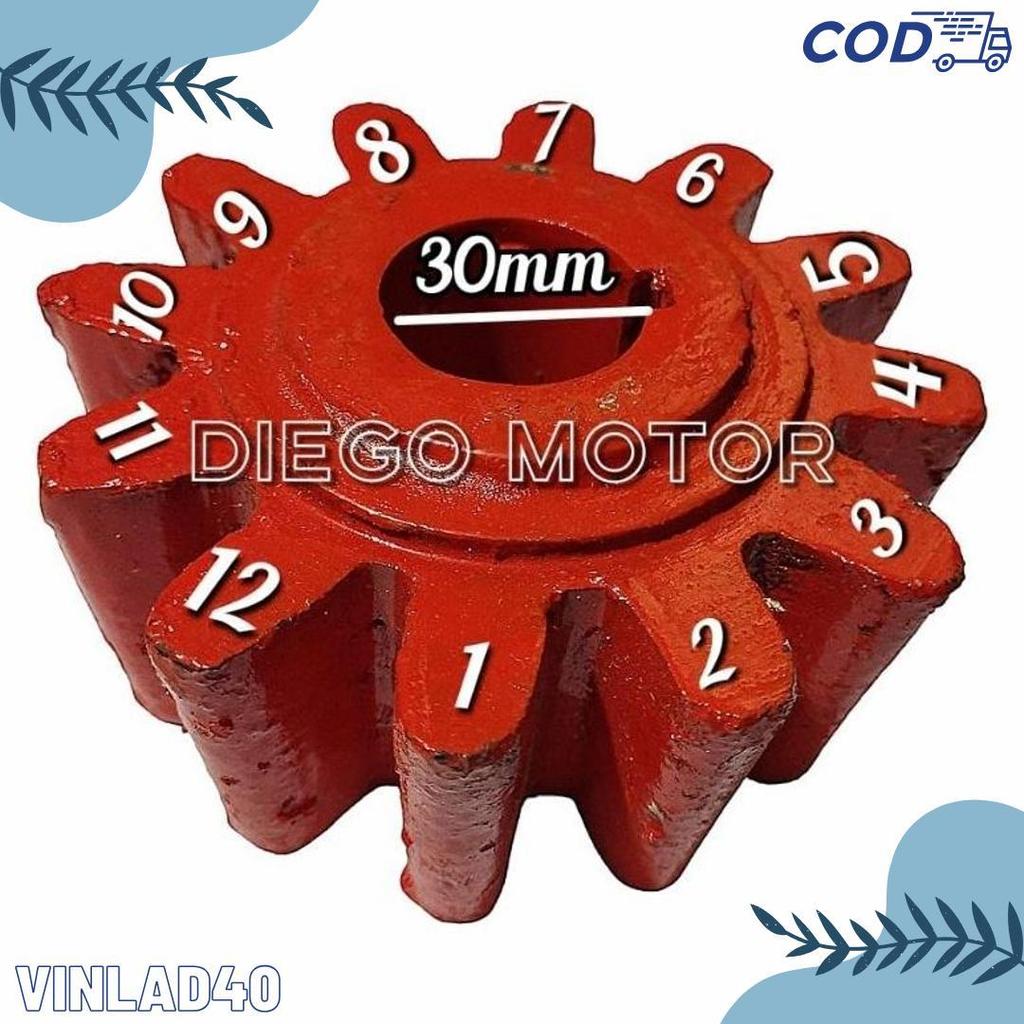 Cod 12T Gigi Nanas Molen Tiger  Pengaduk Semen Cor Rs0