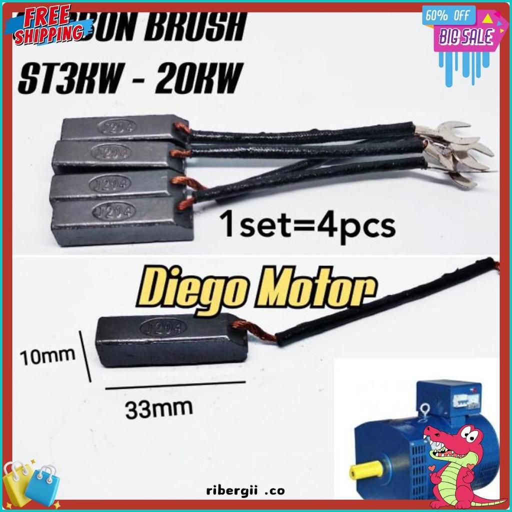 Wajib Punya Carbon Brush Kool Genset Dinamo Listrik St3Kw St5Kw St7, 5Kw St10Kw St15Kw St20Kw Rs0
