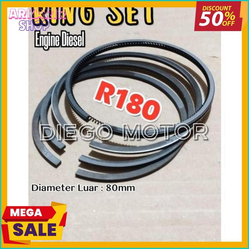 Diskon Up To 70% R180 Ring Piston Seher Mesin Diesel Dongfeng Shark Tian Li Jiangdong 8Hp Rs0