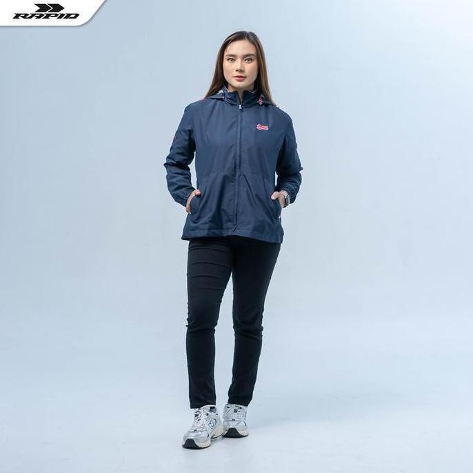 Jaket RAPID JASMINE Jaket Parasut Wanita Hoodie Wanita Anti Air