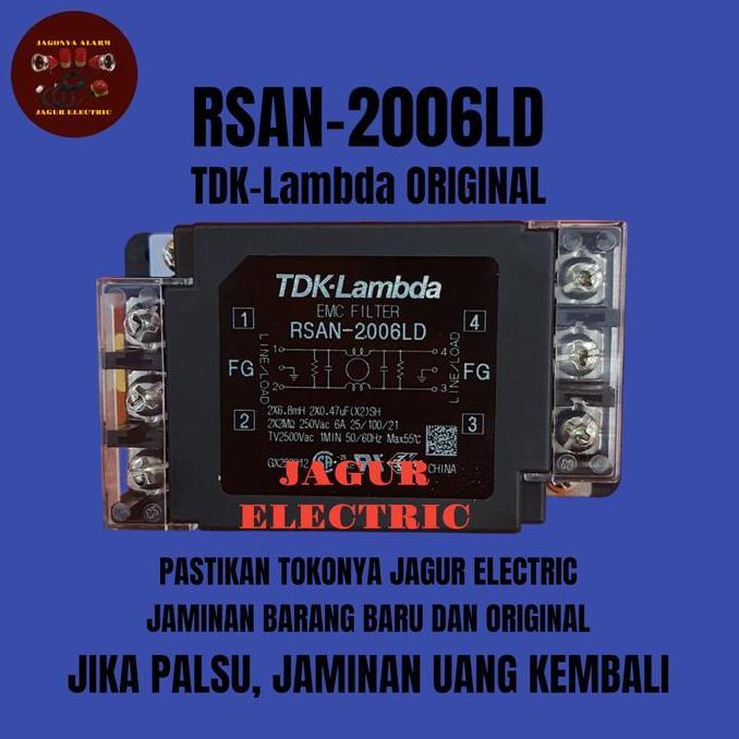 RSAN-2006LD NOISE FILTER/EMC FILTER TDK-LAMBDA ORIGINAL
