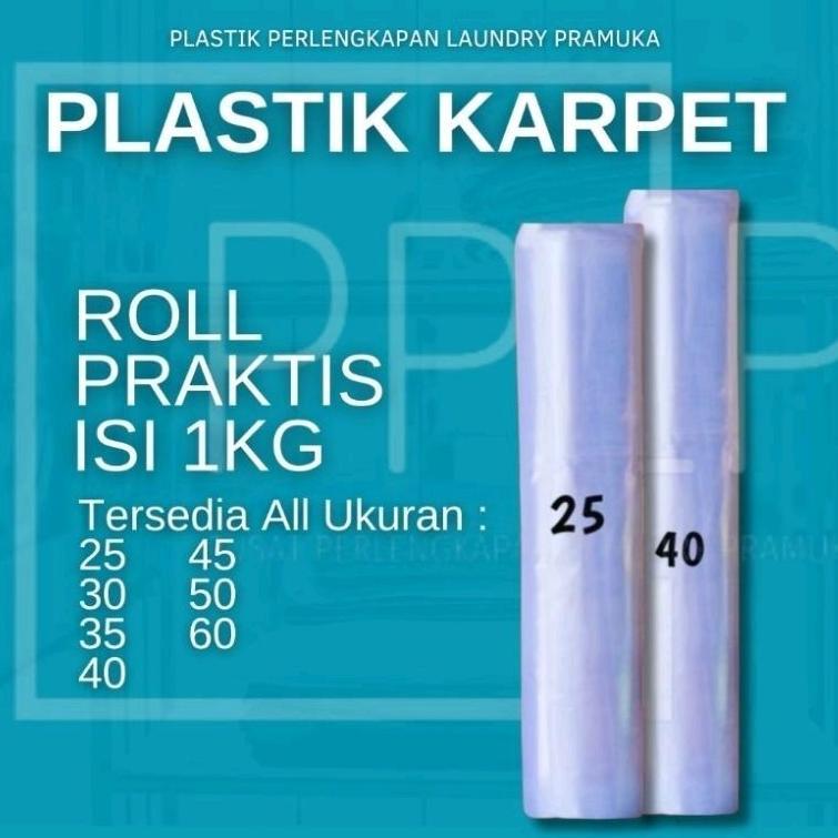 PLASTIK KARPET ROLL LAUNDRY KILOAN ALL UKURAN