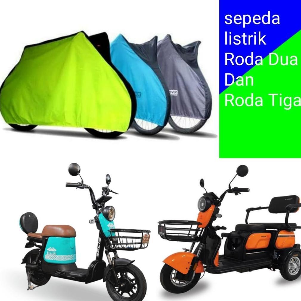 Sarung Cover Sepeda Listrik Motor Listrik Roda Dua Waterproof