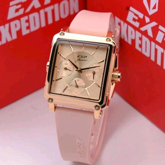 JAM TANGAN WANITA EXPEDITION E 6618 E6618 RUBBER ORIGINAL