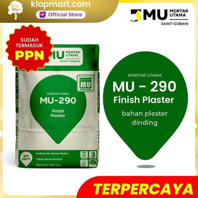 Promo Mortra Utama Mu-290 Finish Plester - 40Kg Cod