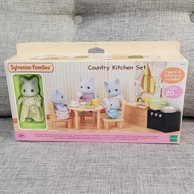 sylvanian families country kitchen set original