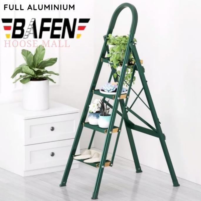 Promo Bafen Tangga Rumah Lipat 3/4/5/6 Step Tangga Lipat Full Aluminium Cod