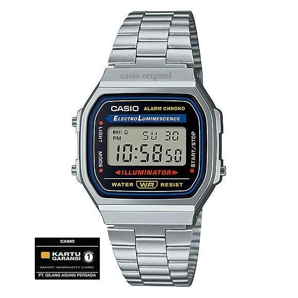 Promo JAM TANGAN CASIO A-168WA-1 / A168WA A168WA-1 A168WA ORIGINAL RESMI COD