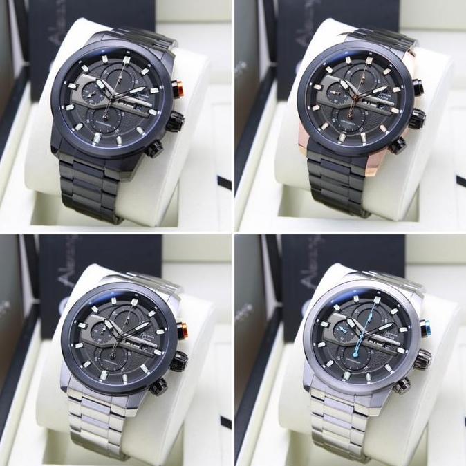 Promo [ ORIGINAL ] Jam Tangan Pria Alexandre Christie 6559 AC 6559 Mc COD