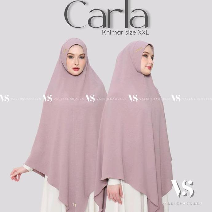 Valenshaqueen | KHIMAR CARLA XXL CRINKLE AIRFLOW BY VALENSHAQUEEN Muslim Wanita Syari Kerudung