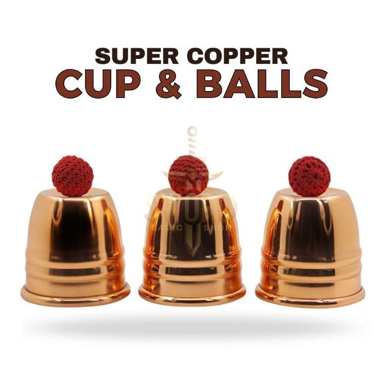 viral Alat Sulap Super Copper Cup And Balls - Cup & Balls Copper - Professional Cup And Balls - Sula