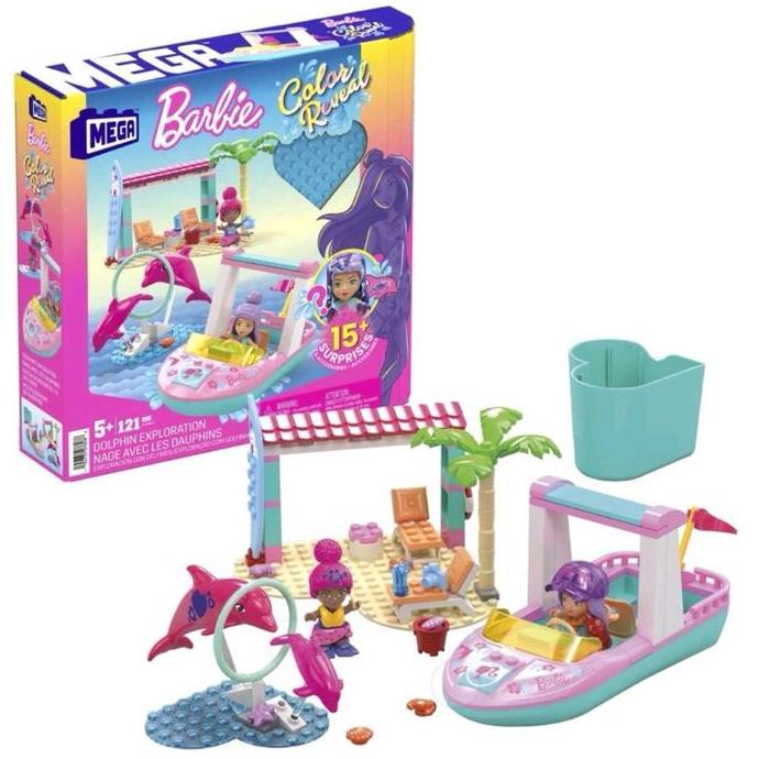 MEGA Barbie Color Reveal Dolphin Exploration original