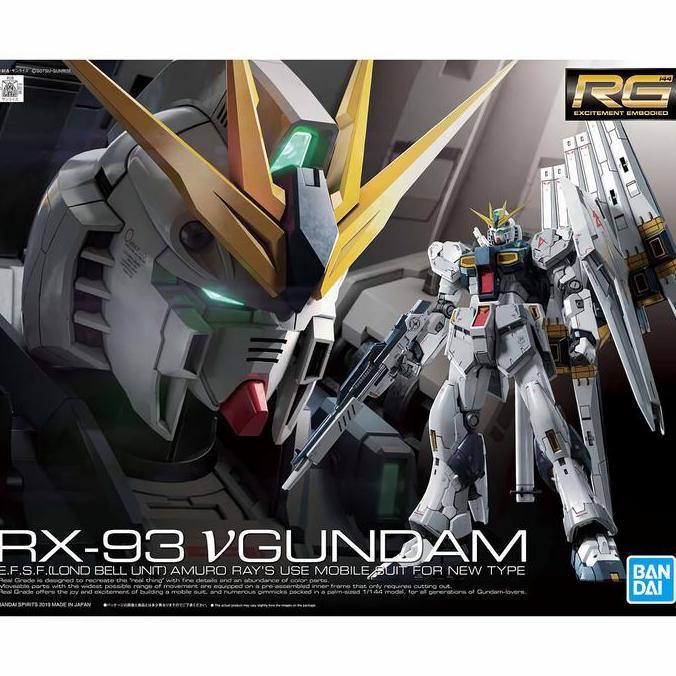 Bandai Gundam Real Grade RG 1/144 Nu - RG RX-93