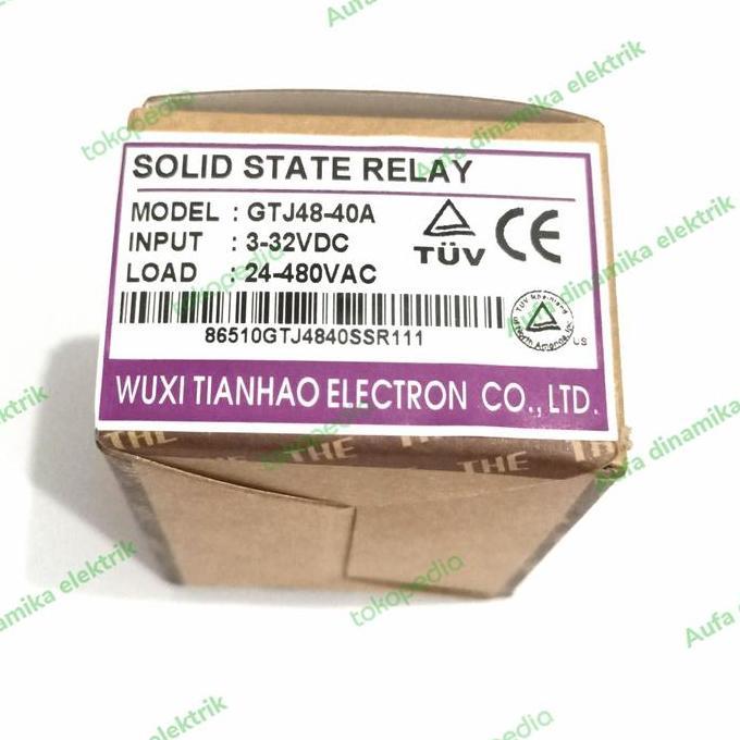 Baru GTJ48-40A SSR GTJ48 40A SSR THE auf4d1n Segera Beli