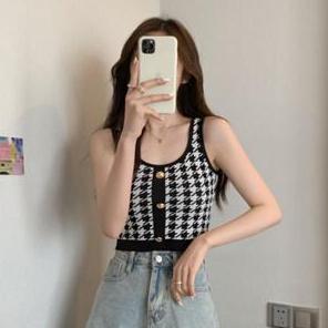 Promo Tanktop Crop Rajut Import 100% (T134)/ Tank top CropKancing 3 Wanita Korean Model terbaru COD