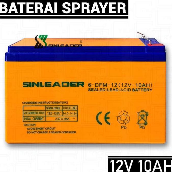 Aki Kering Sprayer Elektrik 12V 10AH SINLEADER