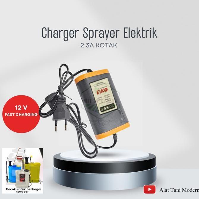 Power Charger Cas Tangki Sprayer Elektrik 2.3A 12V Cas Aki Sprayer