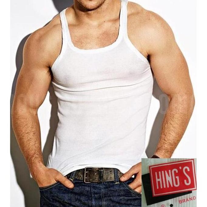 DF199 - 1 Pcs Singlet Kaos Dalam Pria Hings | Kaos Kutang Laki Laki dewasa Hings's