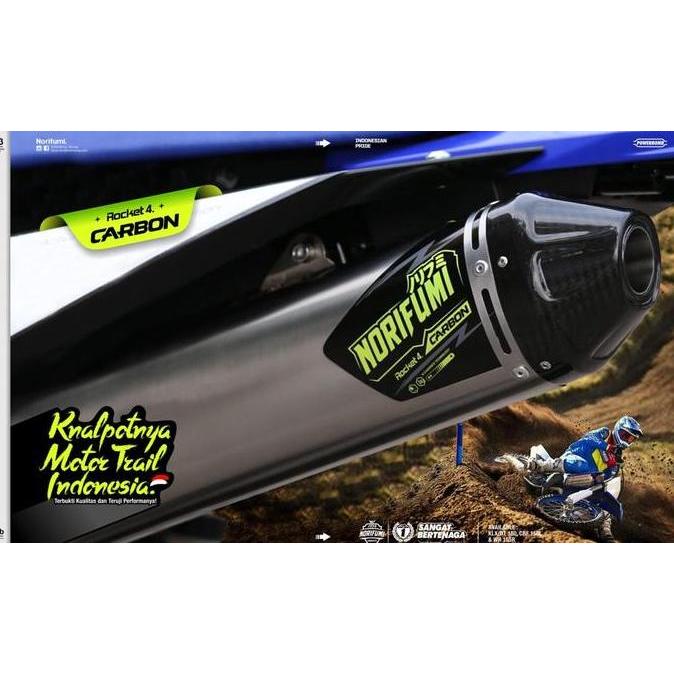 Knalpot Norifumi Rocket 4 Carbon Yamaha Wr155  Sale