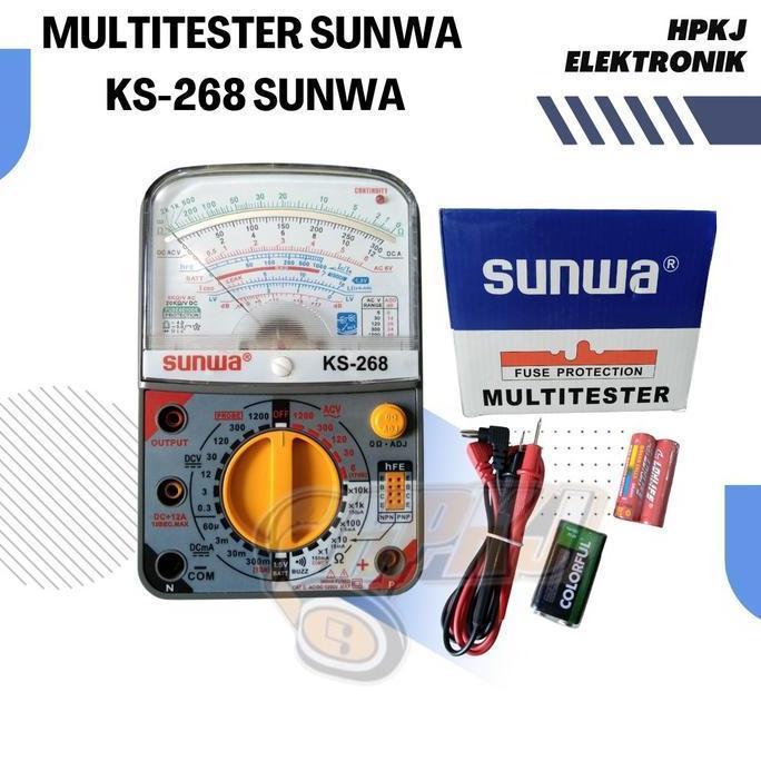 Multitester Analog SUNWA KS-268 avometer multimeter KS 268 SUNWA