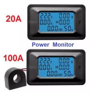 pengukur digital watt meter power digital watt meter Volt Ampere  Watt meter