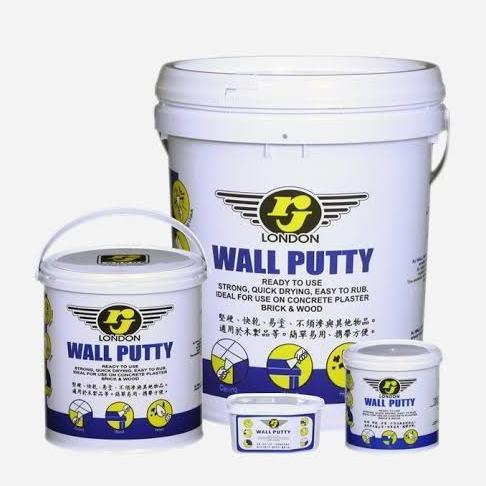 Dempul Tembok RJ Wall Putty RJ London / Plamir Kayu Putih 25kg Gosend GOL