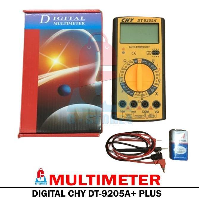 MULTIMETER DIGITAL CHY DT-9205A+ PLUS / MULTITESTER DIGITAL CHY DT-9205A PLUS / AVOMETER DIGITAL