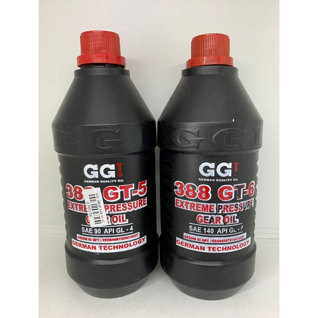 New GGI Gear Oil Sae 90 & Sae 140 , Oli Gardan & Transmisi Manual 1 Liter