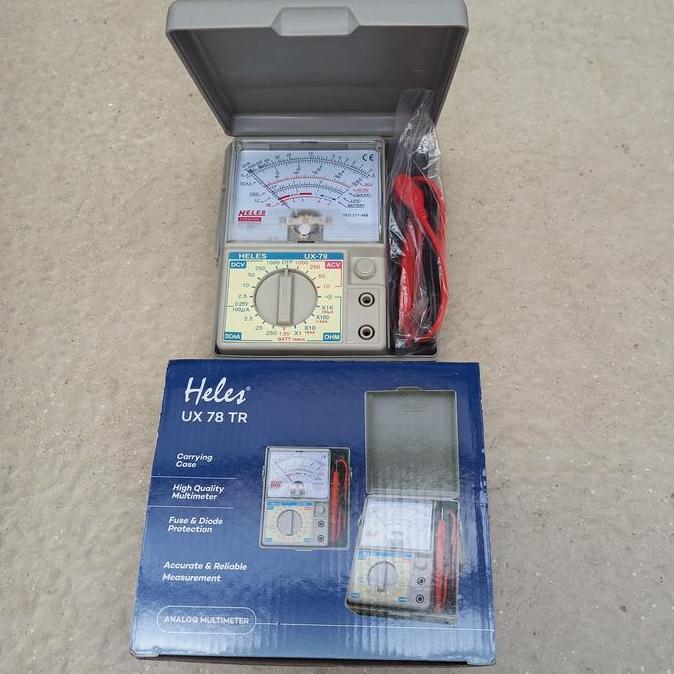Multimeter Avometer Heles UX-78 - analog multi tester ux78 ux78tr