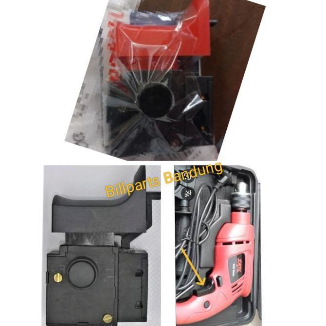 @#@#@#] switch bor skil 6513 saklar skill bor impact drill 13mm on off ready warna merah