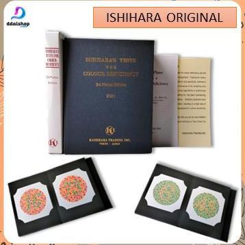 ORIGINAL Buku Tes Buta Warna | Ishihara Test | Isihara Tes Buta Warna 38 Plates Asli Japan Paper Sta