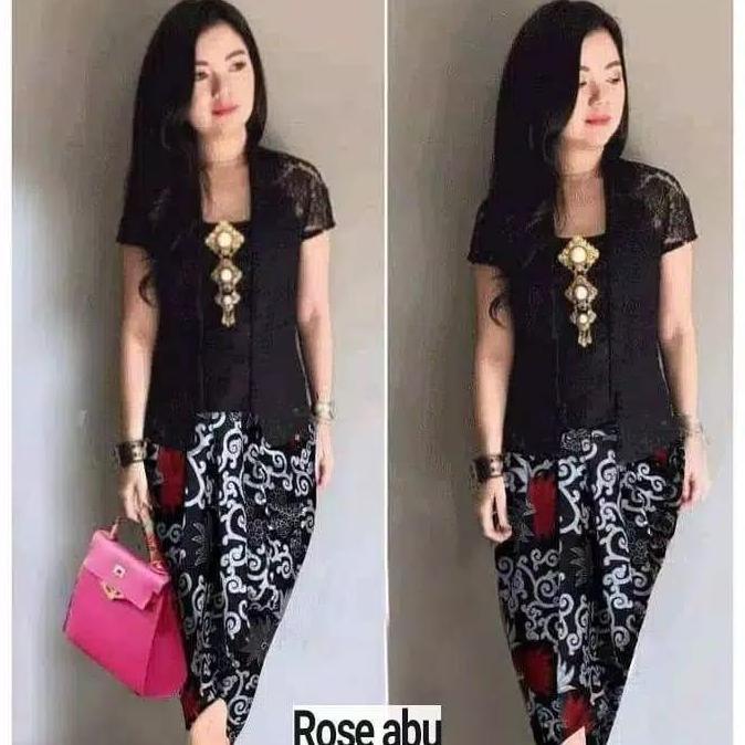 Kebaya Wanita Modern Brukat Kebaya Wisuda Remaja Dewasa Smp Sma Kuliah Setelan Kebaya Batik Undangan