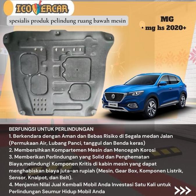 Promo Engine cover pelindung ruang bawah mesin MG HS tahun 2020 up COD