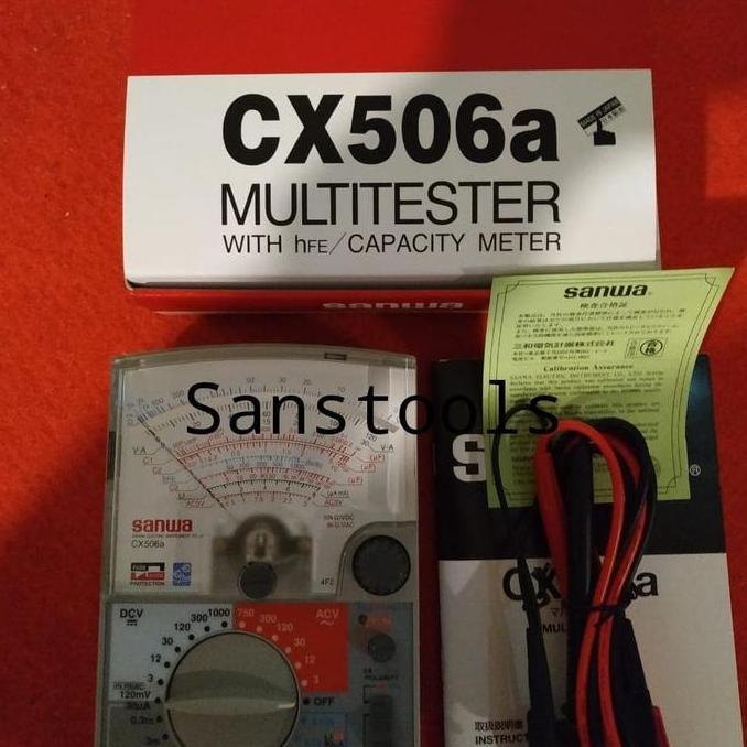 sanwa cx506a analog multimeter / multitester manual ASLI