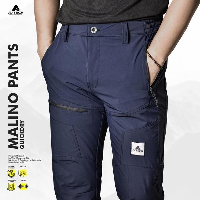 Avtech - Celana Gunung Hiking Panjang Outdoor Quickdry Pria Wanita Malino Pants