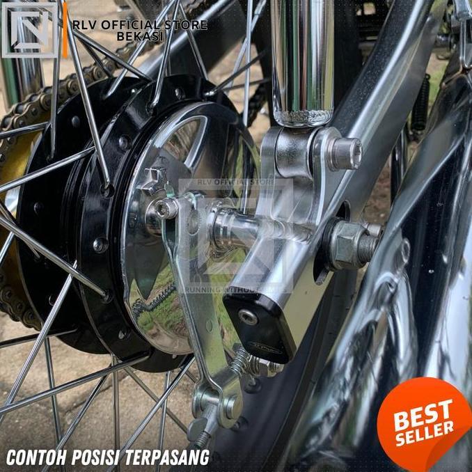 Promo TUTUP TROMOL RX KING CHROME PANEL TROMOL BELAKANG RX KING CHROME ORIGINAL COD