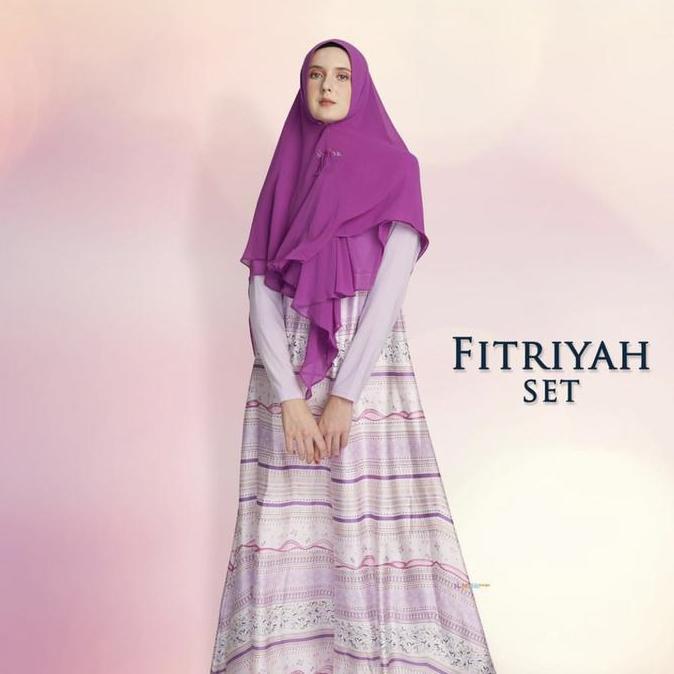 Terbaru Gamis Dress Khimar Sisesa Ori Diamond Series Shukriya Set New