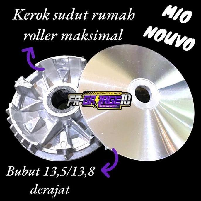 PULLEY MIO RUMAH ROLLER MIO RACING RUMAH ROLLER MIO SPORTY MIO SET RUMAH ROLLER DAN KIPAS ORIGINAL D