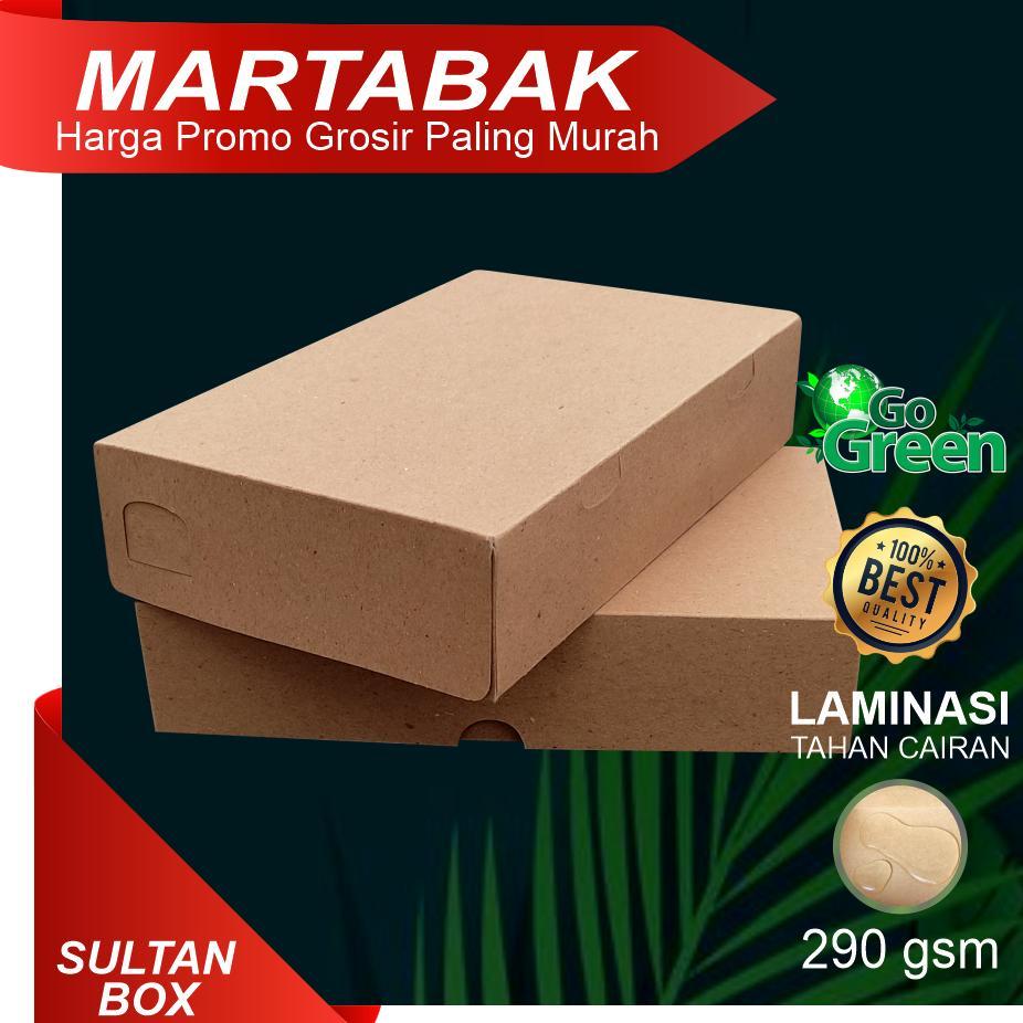 Dus Martabak Donat 100 pcs  Manis Martabak  Telur Kotak Brownies Kue Bolu Donat craft(dus martabak p