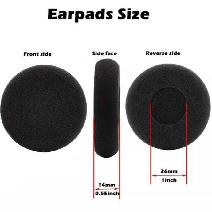 DV288 >> Busa Headset Logitech H110 H111 H340 Earpad Foam Logitech Headset Spon