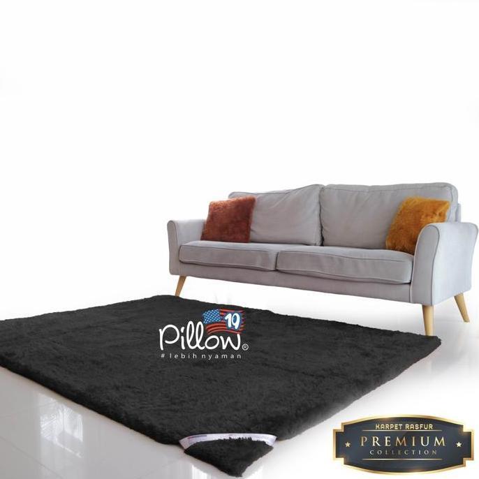 Karpet Bulu Rasfur Ukuran Premium Tebal Bulu Anti Rontok Karpet Lantai Cantik Warna Warni Karpet Bul